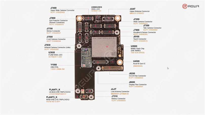 iphone 11 pro parts diagram