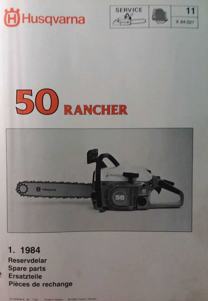 husqvarna 455 rancher chainsaw parts diagram