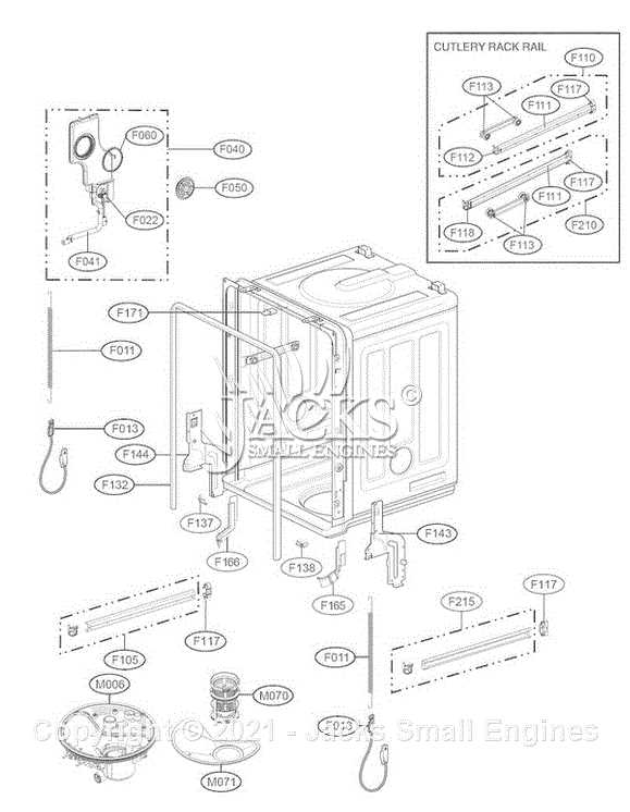 dishwasher part diagram