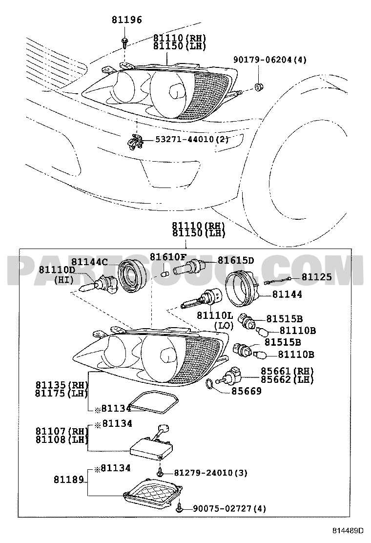 lexus is300 parts diagram