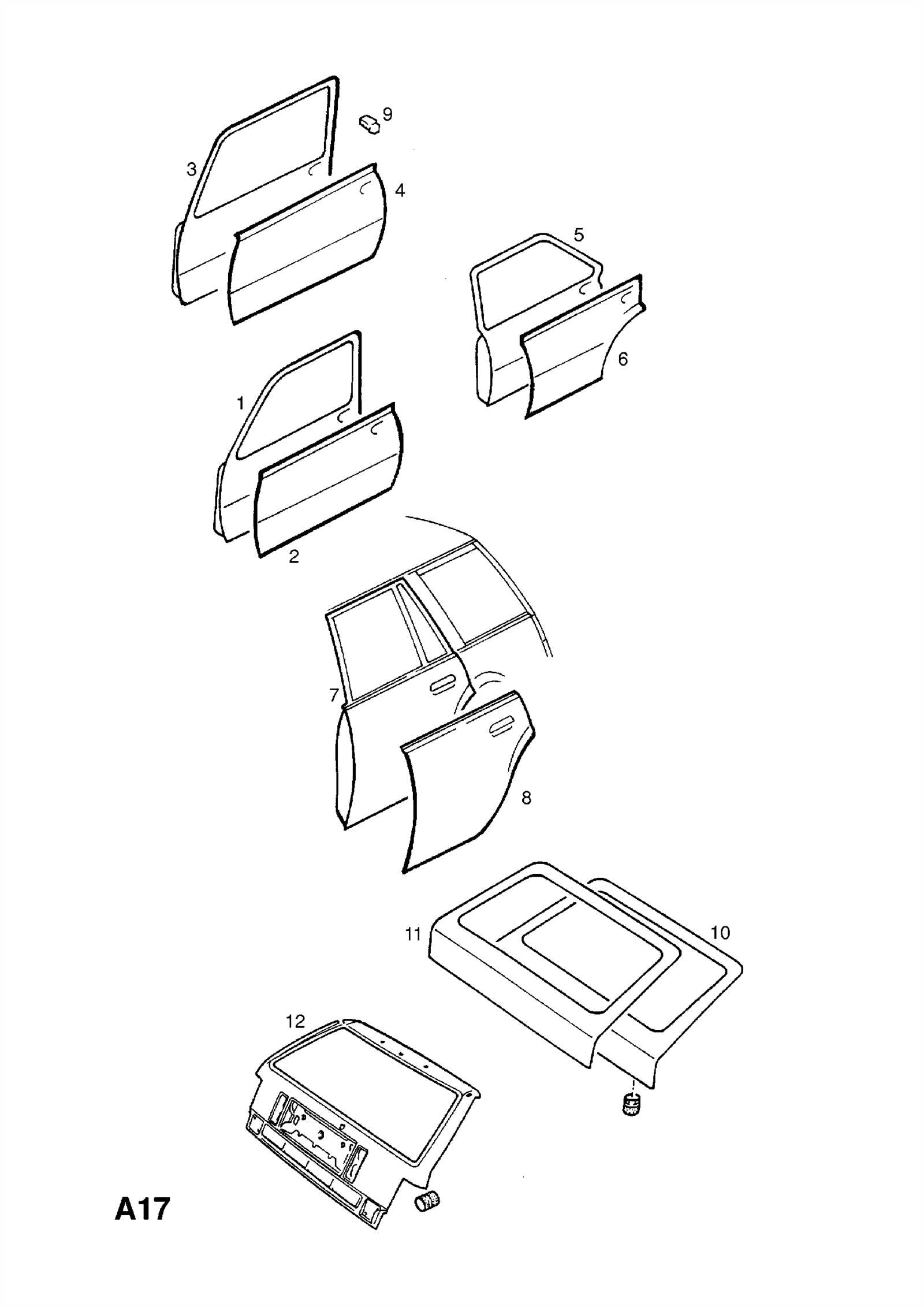 ford expedition body parts diagram