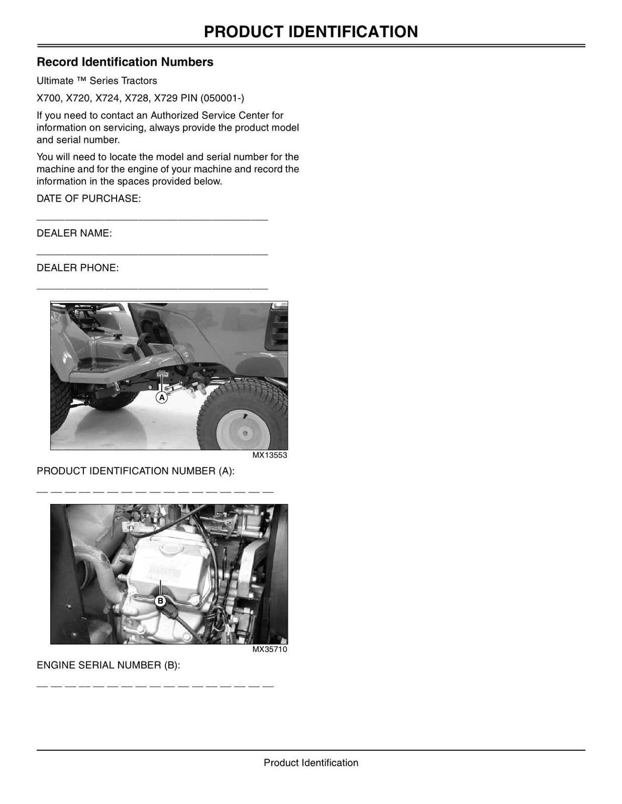 john deere x728 parts diagram