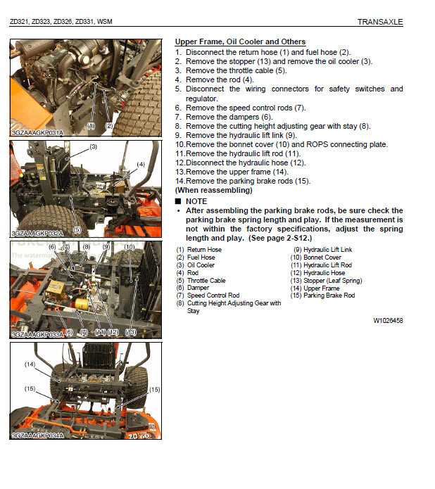 kubota zd323 parts diagram