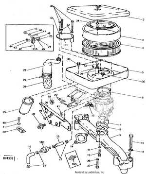 john deere 420 garden tractor parts diagram