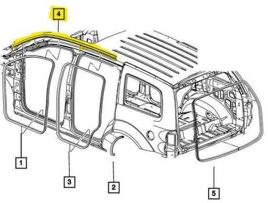 jeep body parts diagram