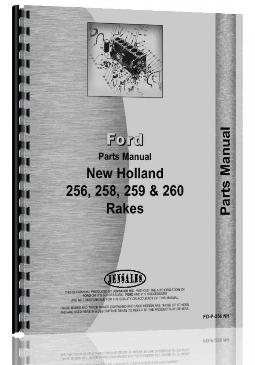 ford new holland parts diagram