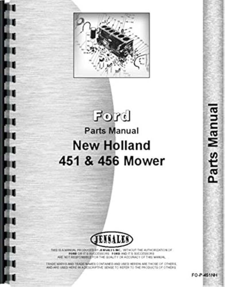 new holland 451 sickle bar mower parts diagram