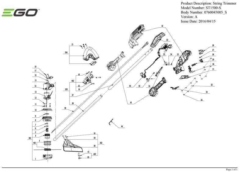 craftsman weed trimmer parts diagram