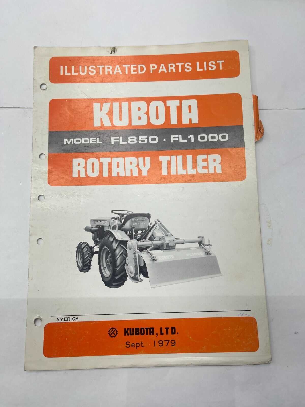 kubota tiller parts diagram