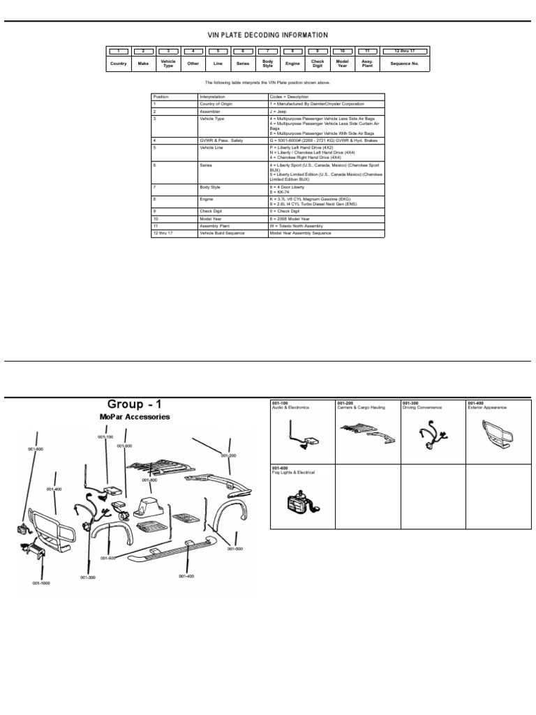 jeep liberty parts diagram