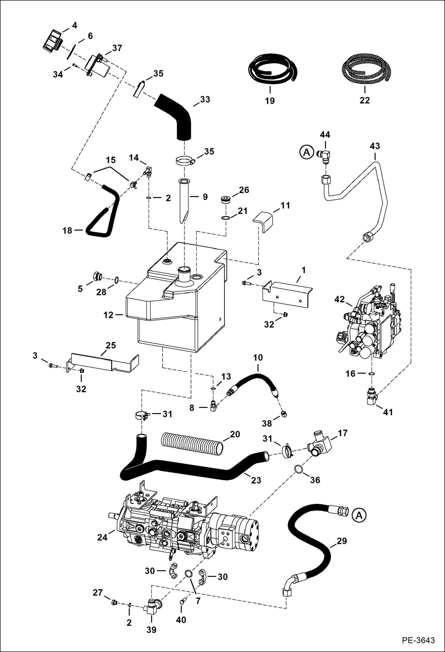 bobcat t300 parts diagram