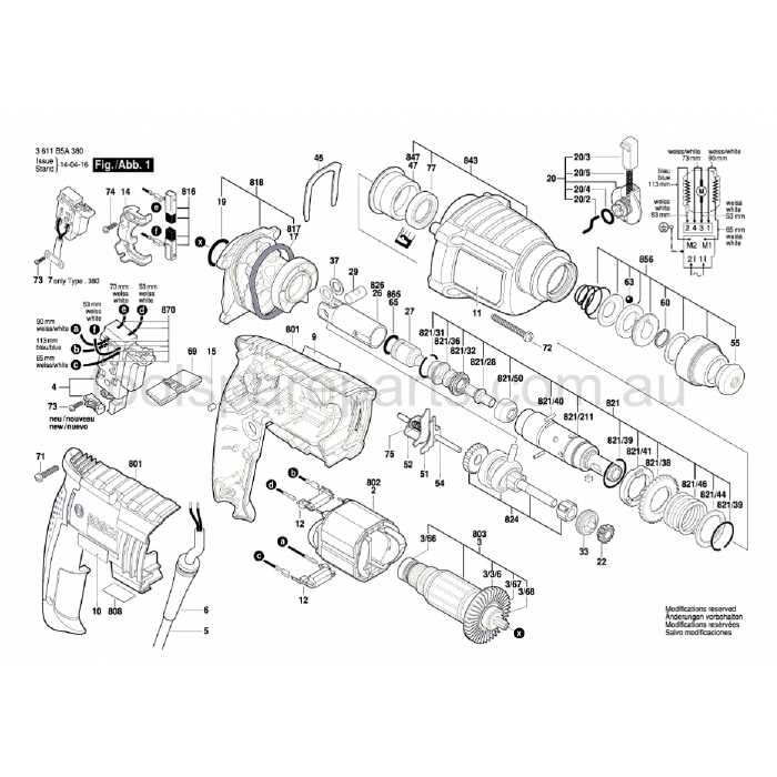 bosch drill parts diagram