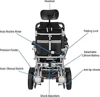 electric wheelchair parts diagram