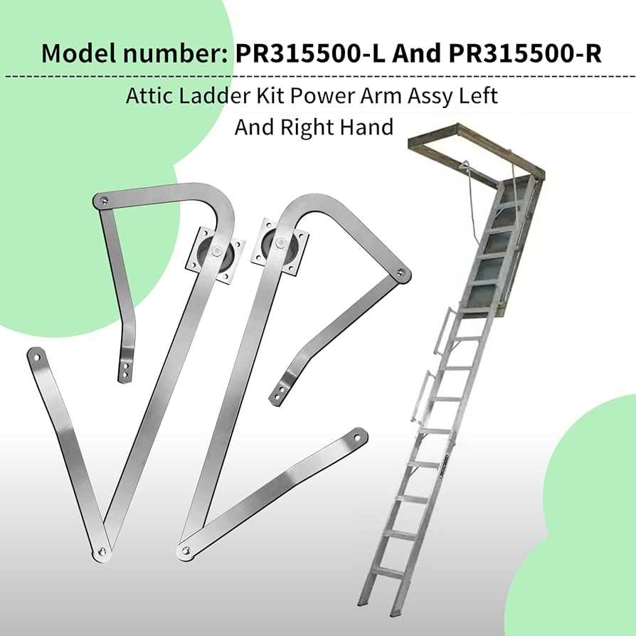 attic ladder parts diagram