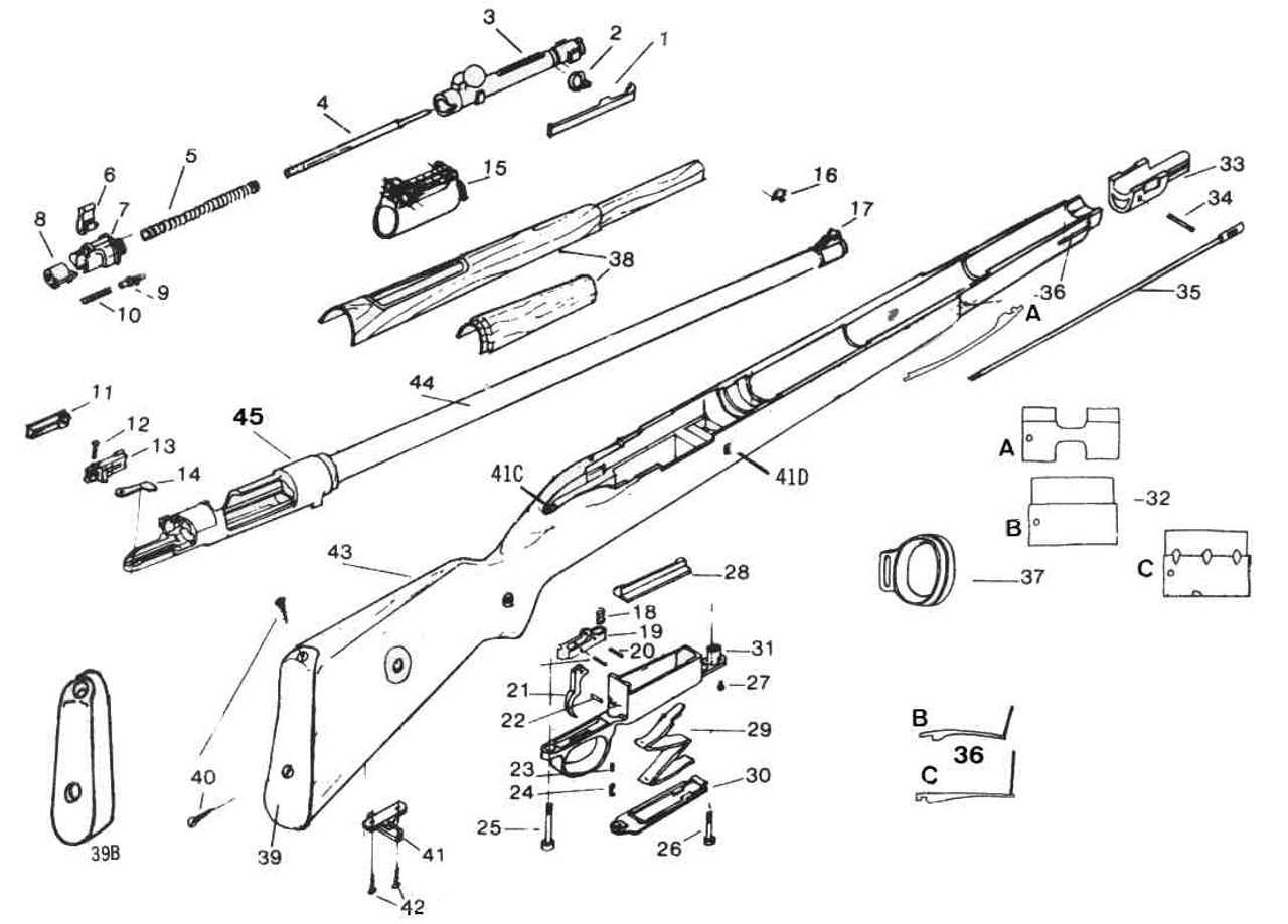 mossberg 702 plinkster parts diagram