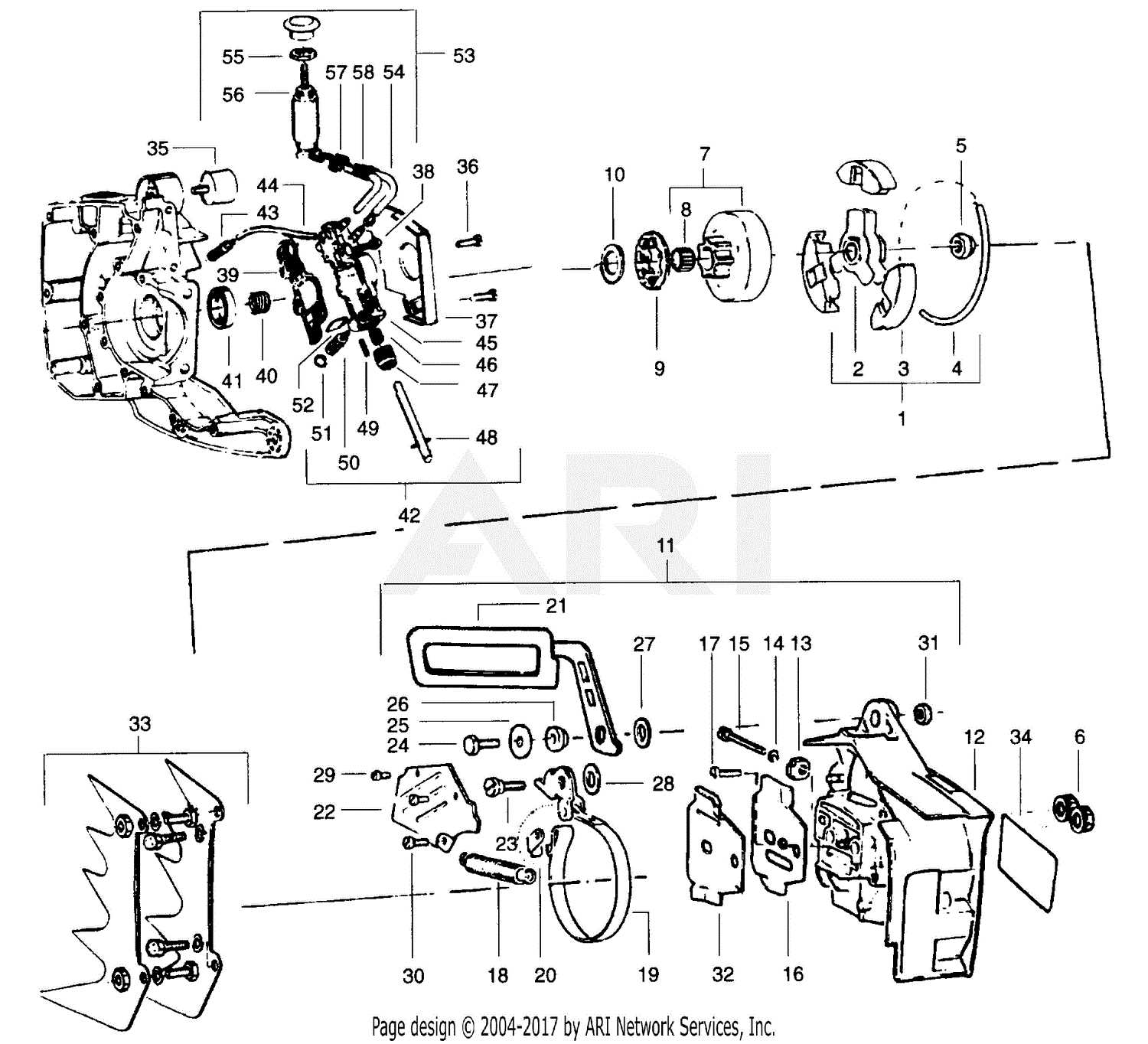 diagram stihl 025 parts schematic