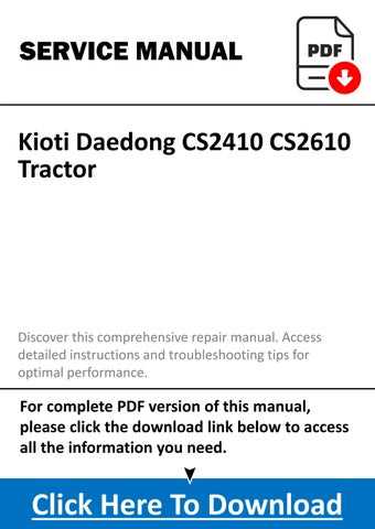 kioti cs2410 parts diagram