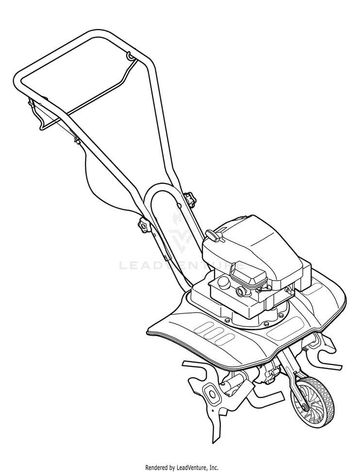 mtd front tine tiller parts diagram