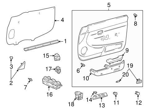 exterior door parts diagram