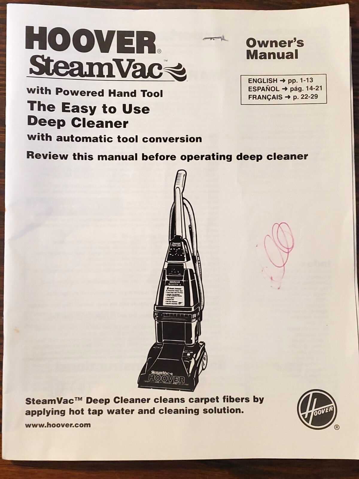 hoover steamvac hoover carpet cleaner parts diagram