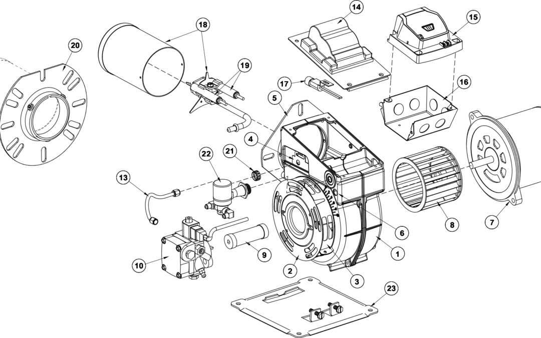 beckett afg oil burner parts diagram