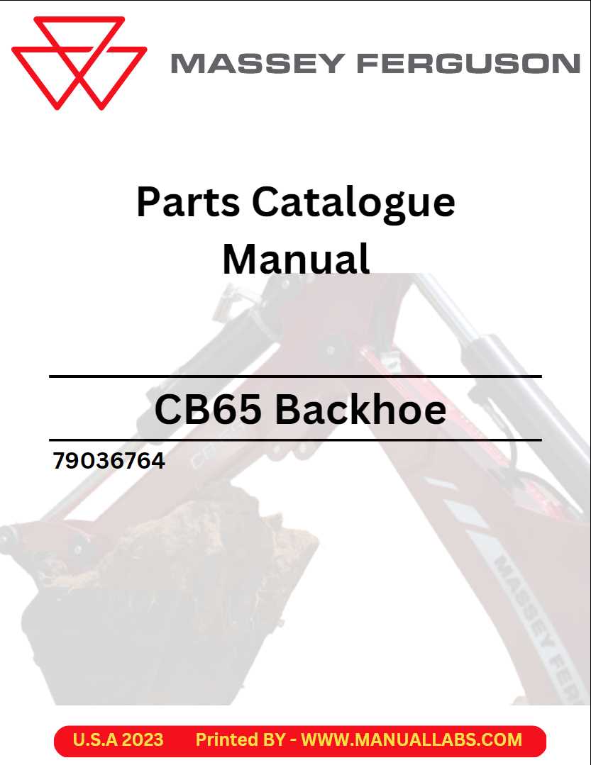 massey ferguson cb65 backhoe parts diagram