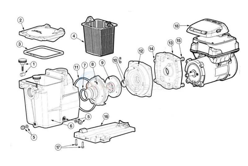 hayward super pump parts diagram