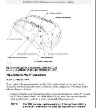 2005 honda odyssey sliding door parts diagram