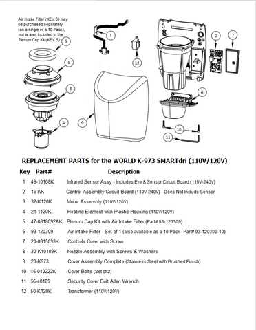 keurig coffee maker parts diagram