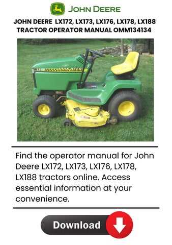 john deere lx173 parts diagram