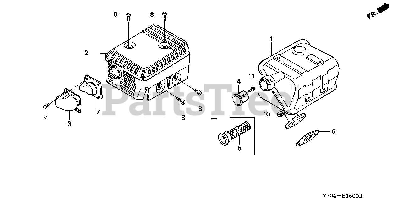 honda fr600 tiller parts diagram