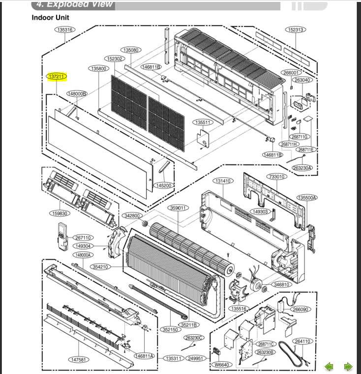 central air conditioning parts diagram