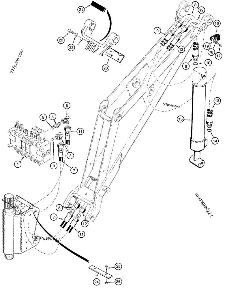 case 580e parts diagram