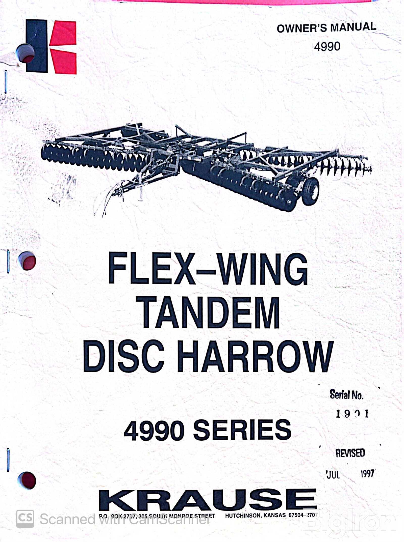 krause disc parts diagram