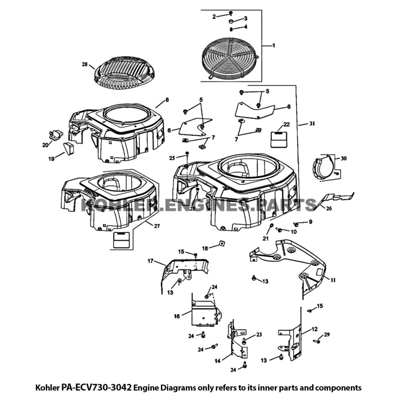 kohler sv590s parts diagram