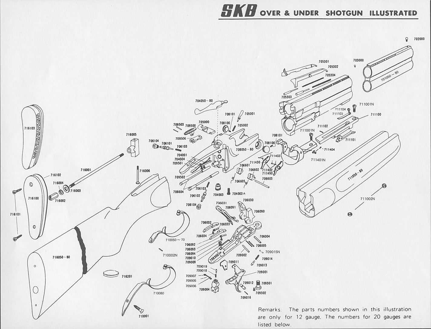 exploded diagram remington 1100 parts diagram