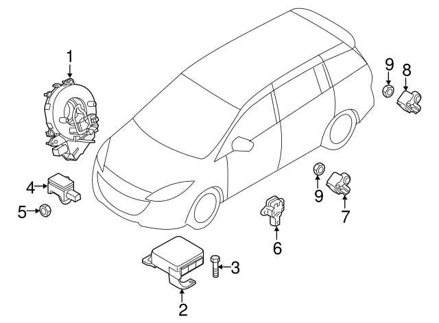 mazda 5 parts diagram