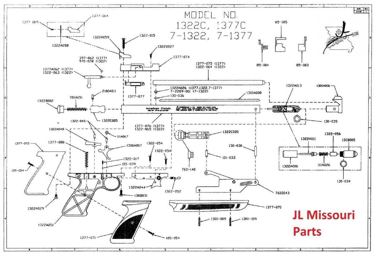 crosman 1377 parts diagram