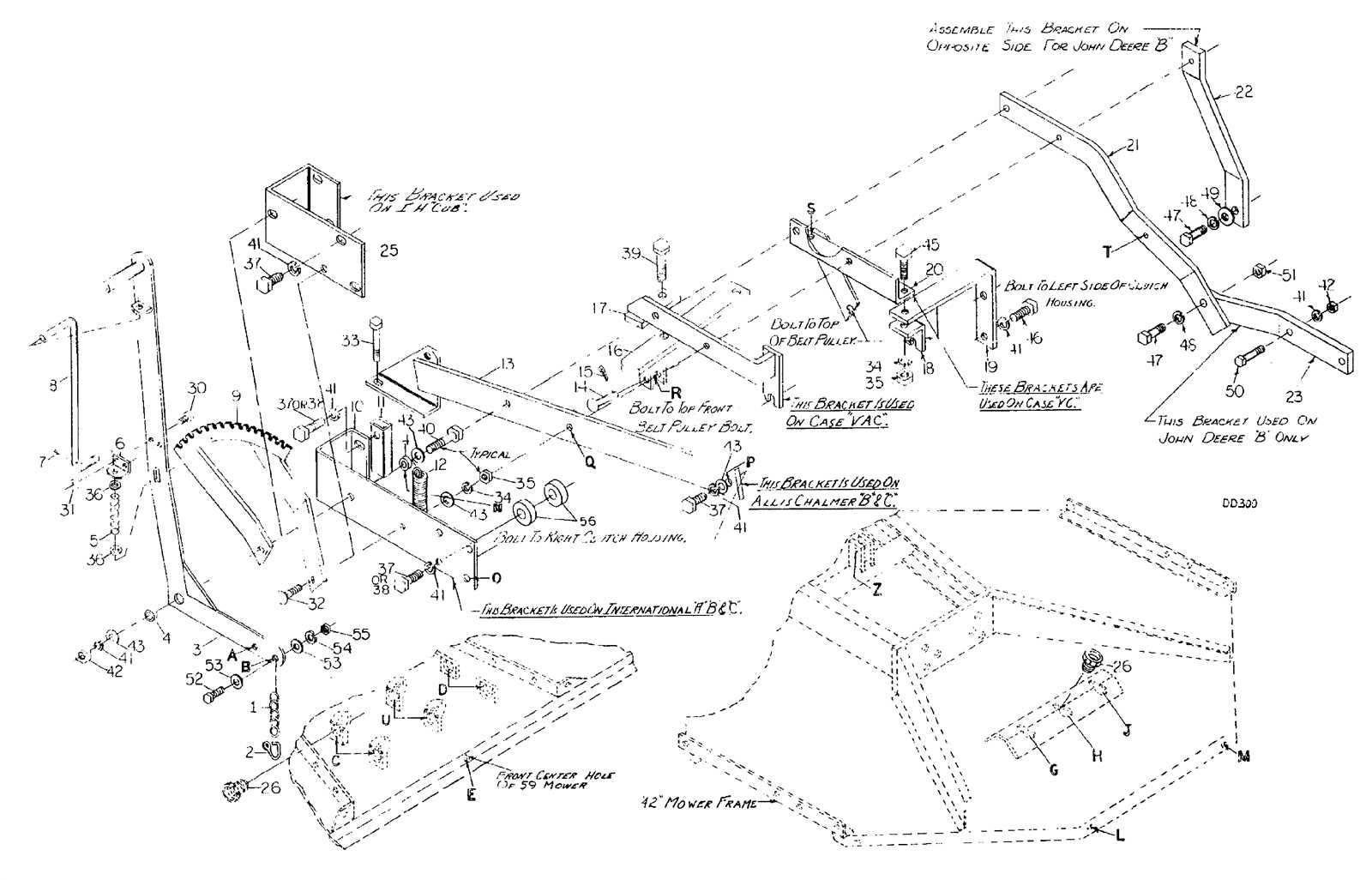 farmall cub parts diagram