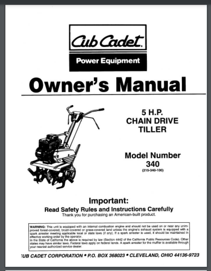 cub cadet rt 65 tiller parts diagram