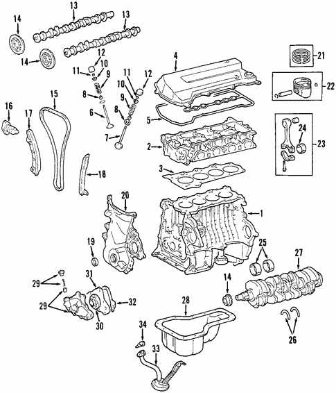 2003 toyota corolla body parts diagram