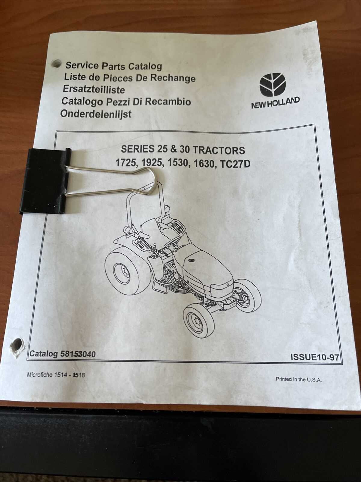 new holland ls55 parts diagram