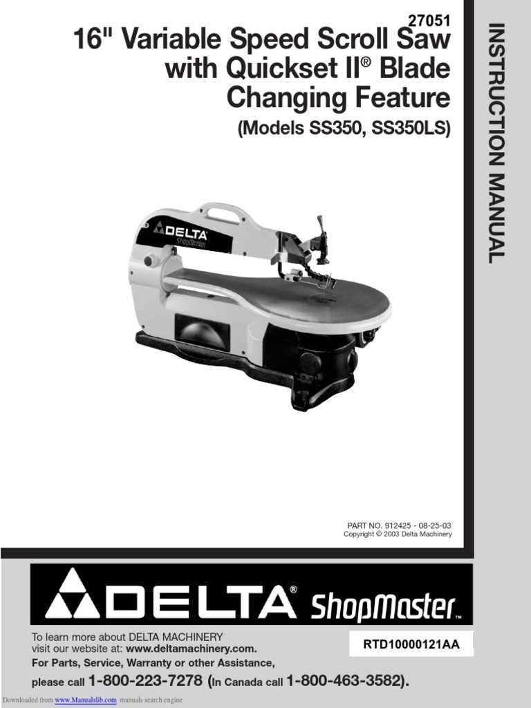 delta scroll saw parts diagram