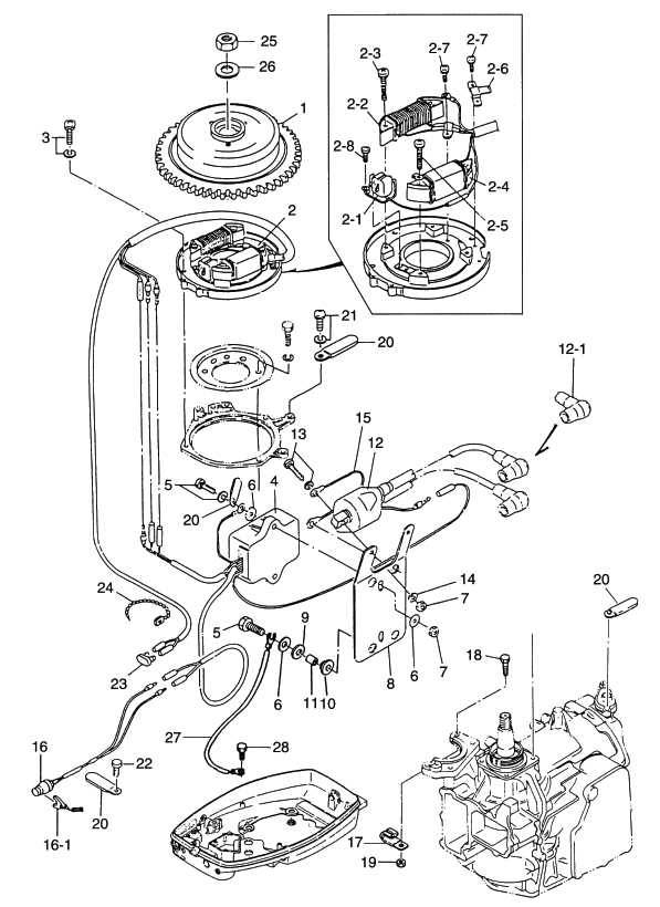 nissan outboard parts diagram