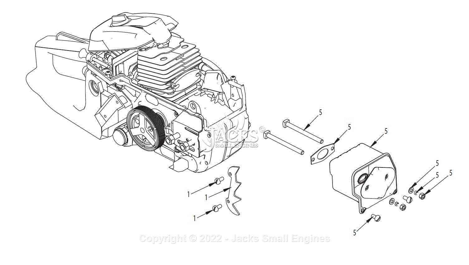 craftsman 18 inch chainsaw parts diagram