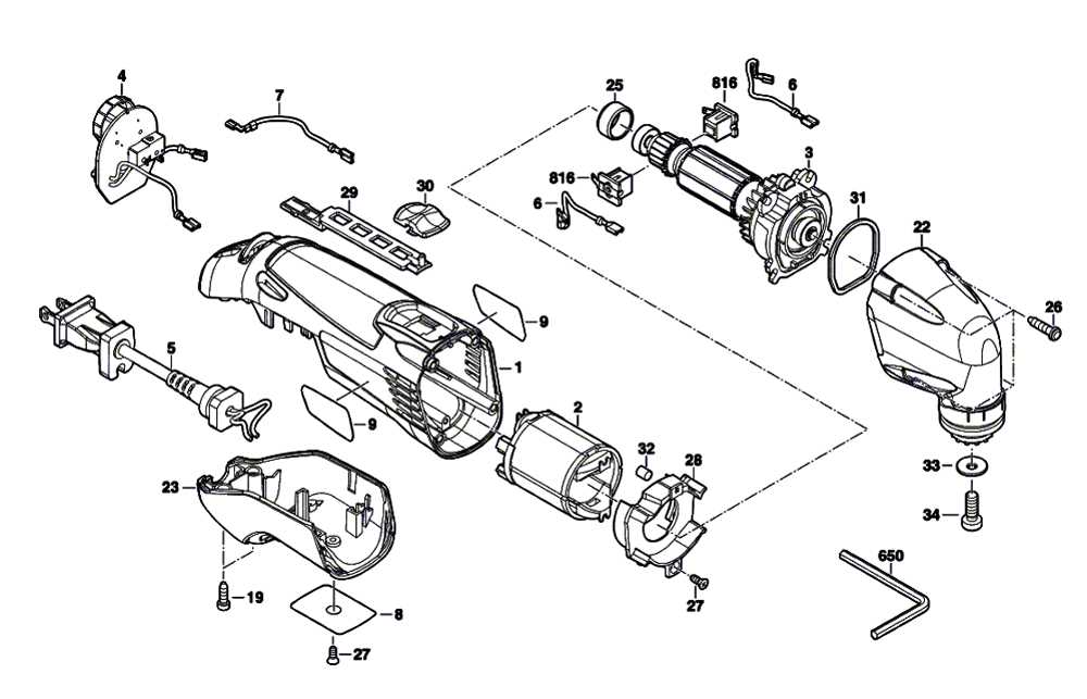 dremel multi max parts diagram