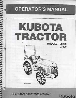 kubota l3800 parts diagram