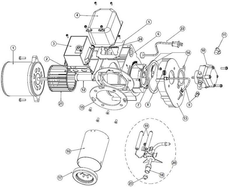 beckett afg oil burner parts diagram