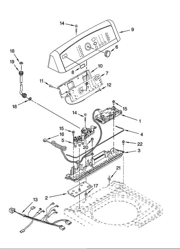 kenmore elite front load washer parts diagram