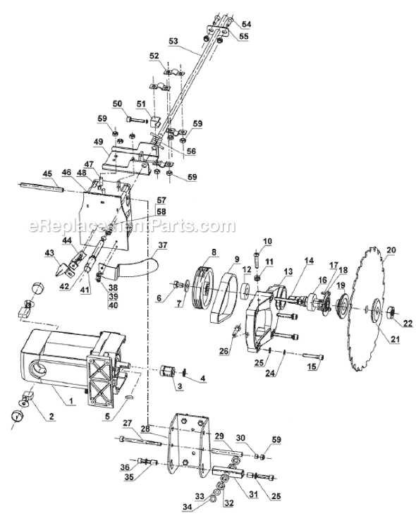 jet table saw parts diagram